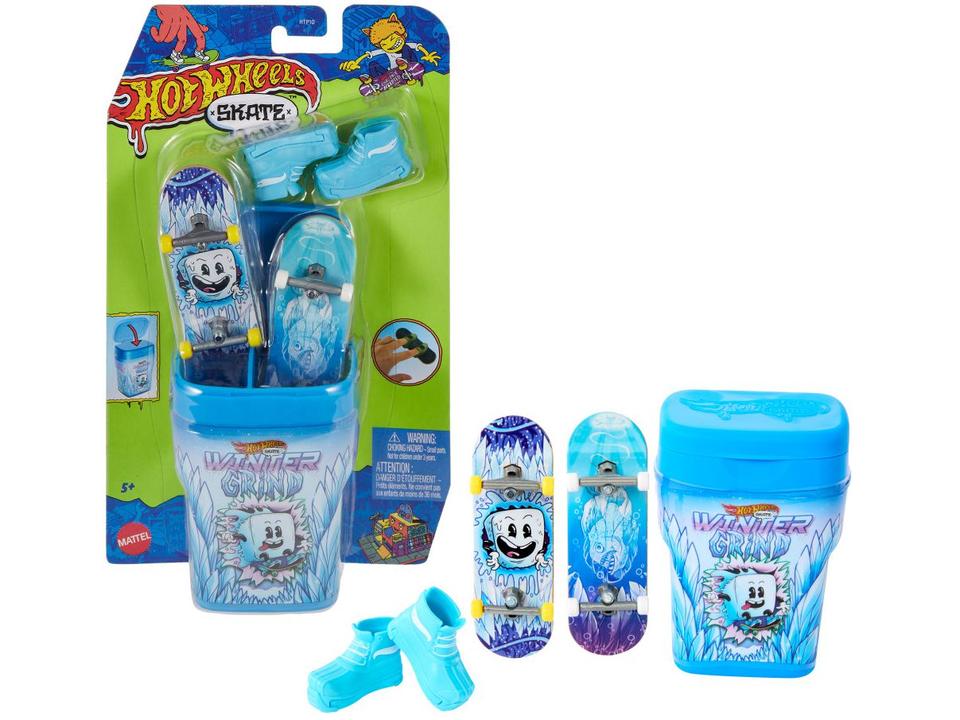 Skate de Dedo Mattel Hot Wheels Pacote de - 8