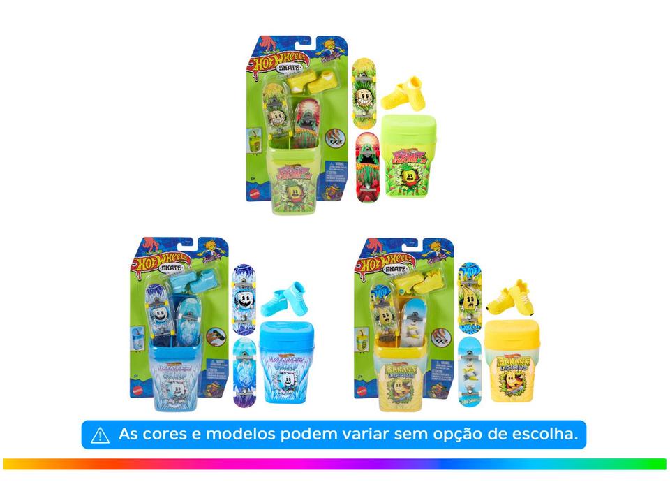 Skate de Dedo Mattel Hot Wheels Pacote de - 1