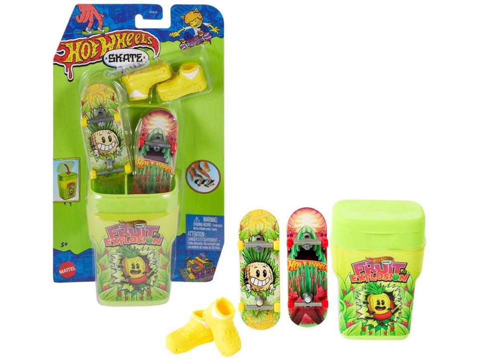 Skate de Dedo Mattel Hot Wheels Pacote de - 9