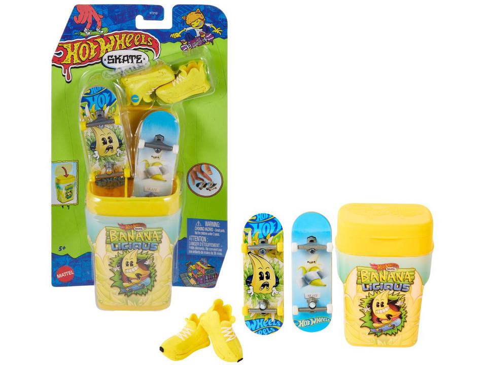 Skate de Dedo Mattel Hot Wheels Pacote de - 10