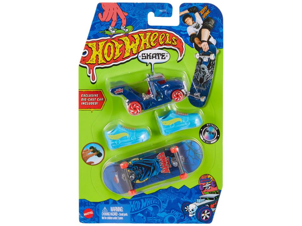 Skate de Dedo Mattel Tony Hawk Hot Wheels - com Acessórios - 4