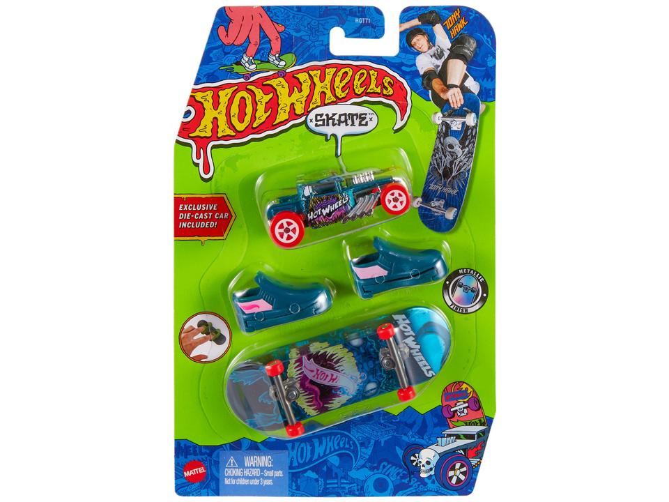 Skate de Dedo Mattel Tony Hawk Hot Wheels - com Acessórios - 3
