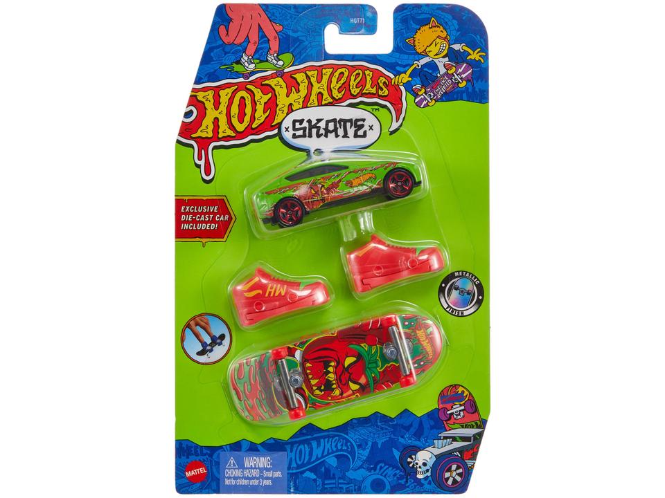 Skate de Dedo Mattel Tony Hawk Hot Wheels - com Acessórios - 13