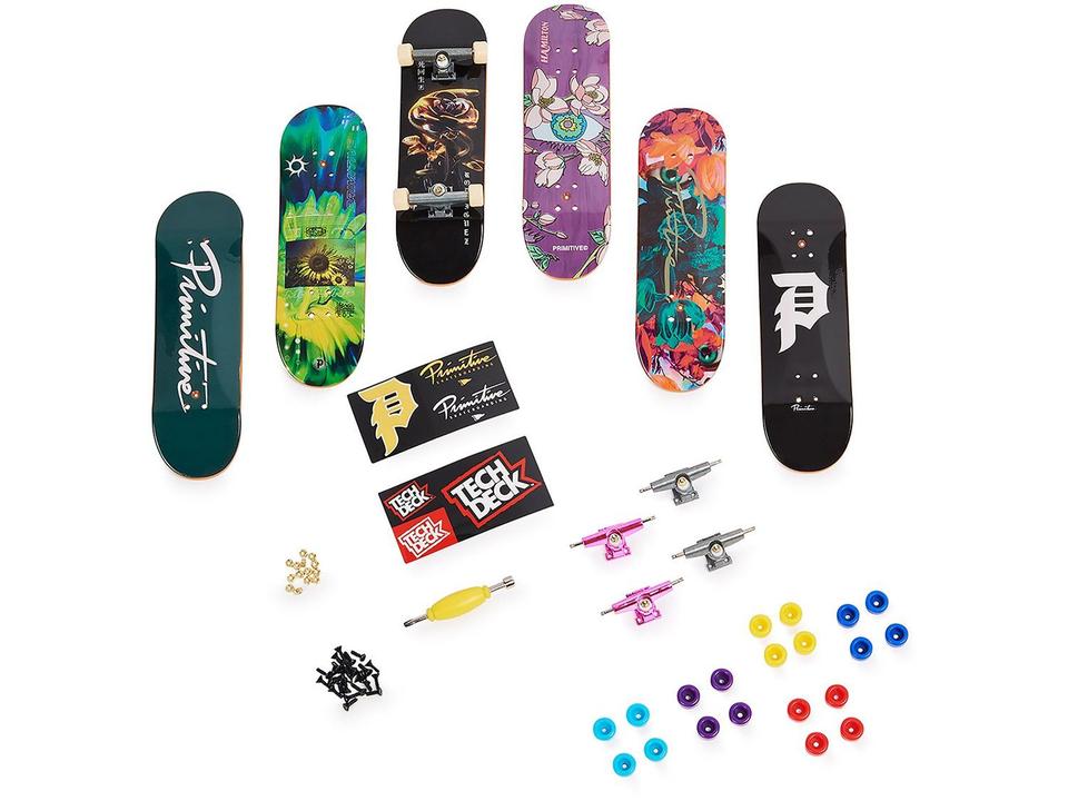 Skate De Dedo Tech Deck com 6 Skates - 11