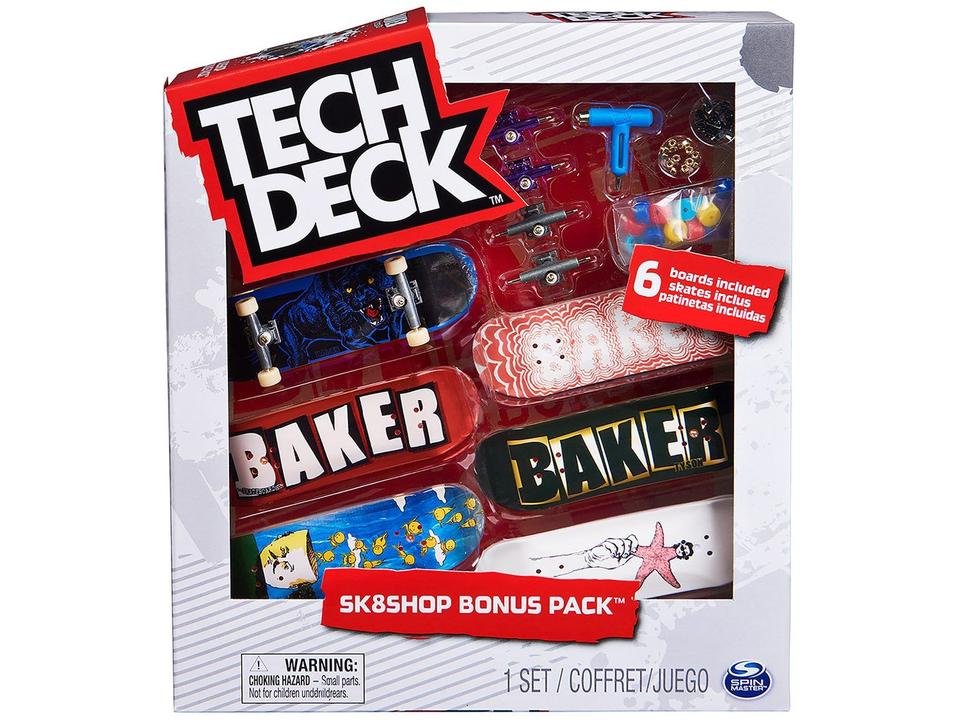 Skate De Dedo Tech Deck com 6 Skates - 3