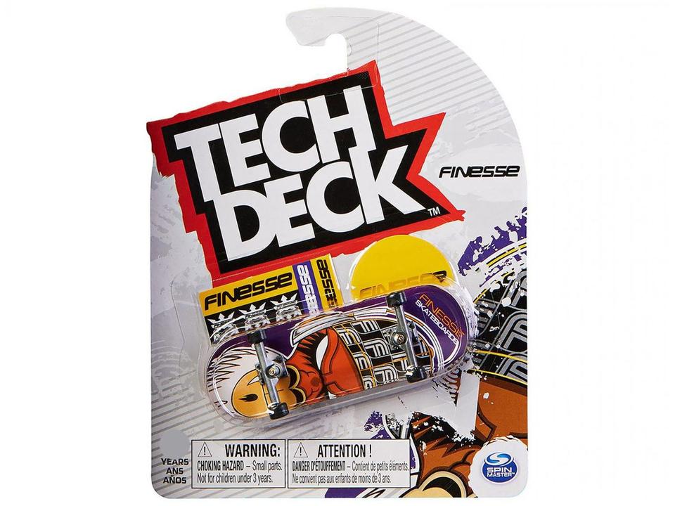 Skate de Dedo Tech Deck Skatebord - 9,5cm com Acessórios Sunny - 13