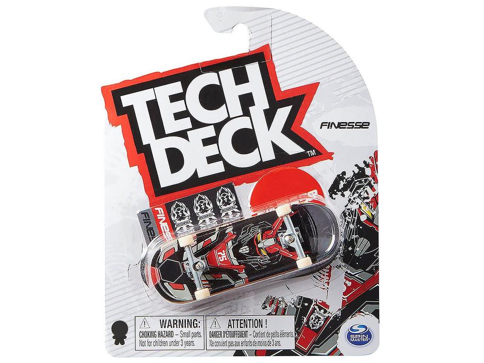 Skate de Dedo Tech Deck Skatebord - 9,5cm com Acessórios Sunny - 11