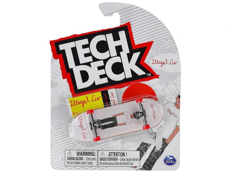 Skate de Dedo Tech Deck Skatebord - 9,5cm com Acessórios Sunny - 18