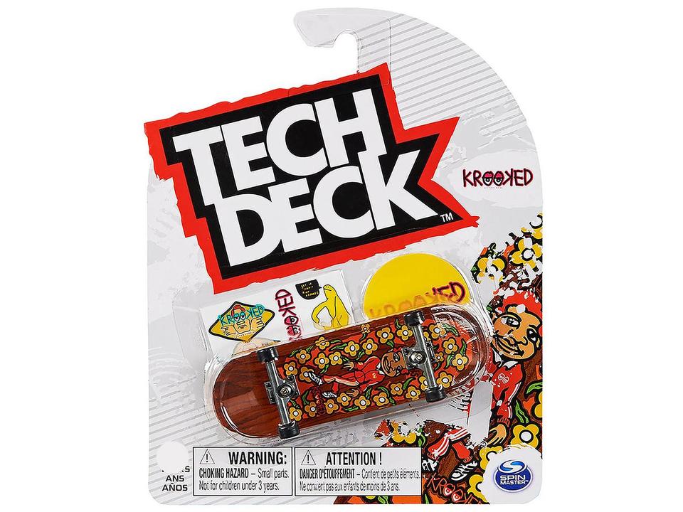 Skate de Dedo Tech Deck Skatebord - 9,5cm com Acessórios Sunny - 16