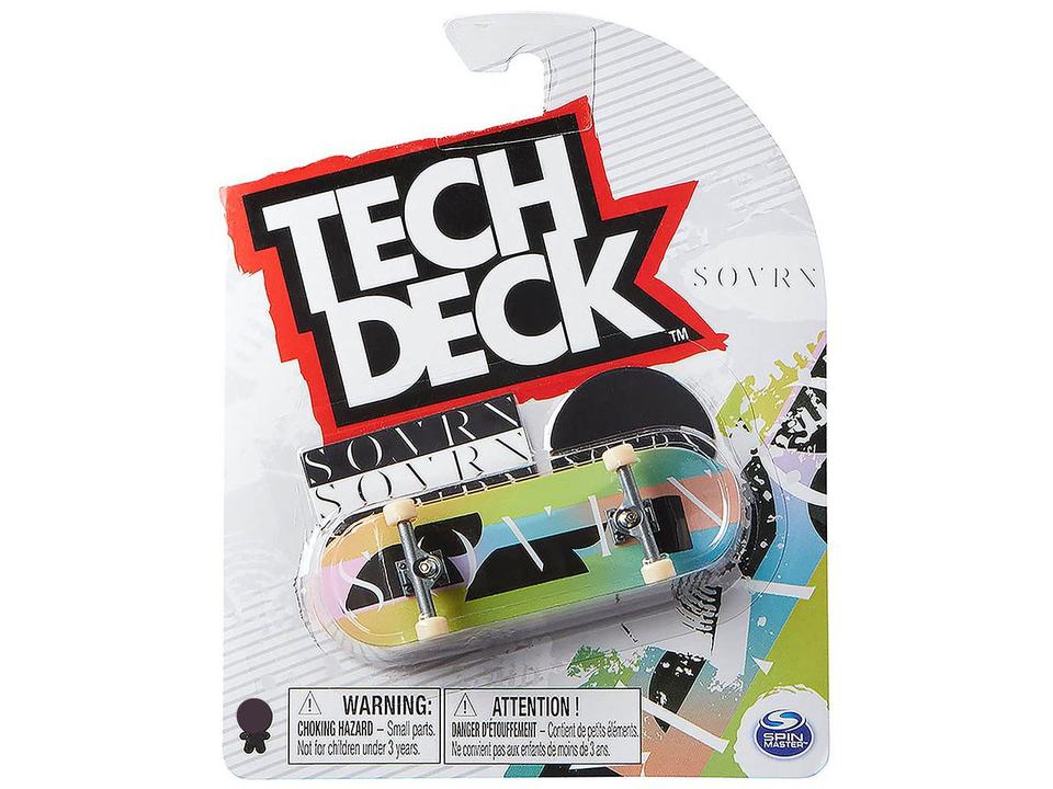 Skate de Dedo Tech Deck Skatebord - 9,5cm com Acessórios Sunny - 25