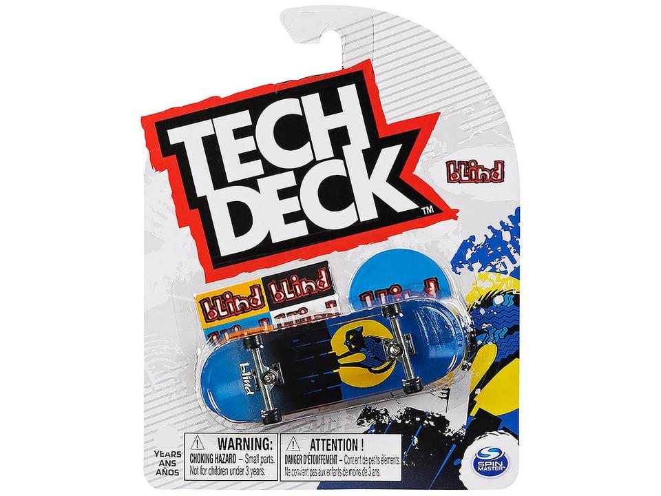 Skate de Dedo Tech Deck Skatebord - 9,5cm com Acessórios Sunny - 6