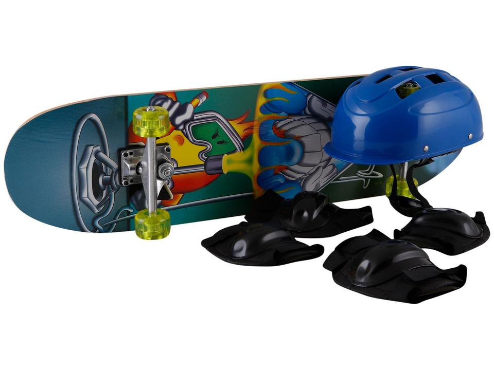 Skate Infantil SK-3108 com Acessórios - Fênix