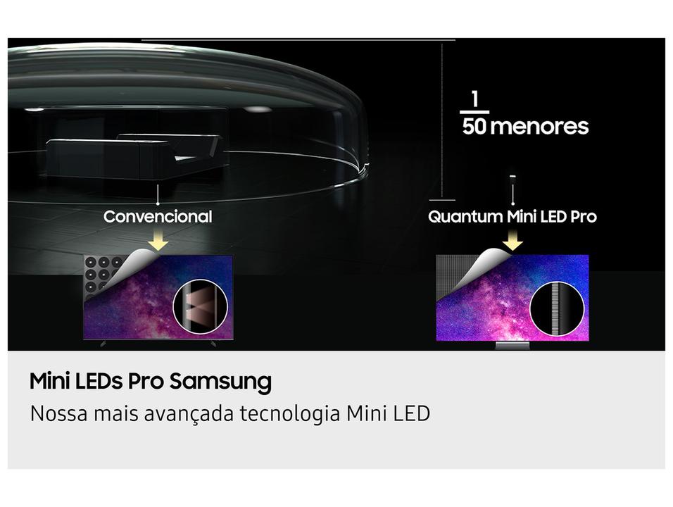 Smart TV 115" Samsung 4K Neo QLED QN90F QN115QN90FGXZD 144Hz Tizen Bixby Alexa 4 HDMI - 2