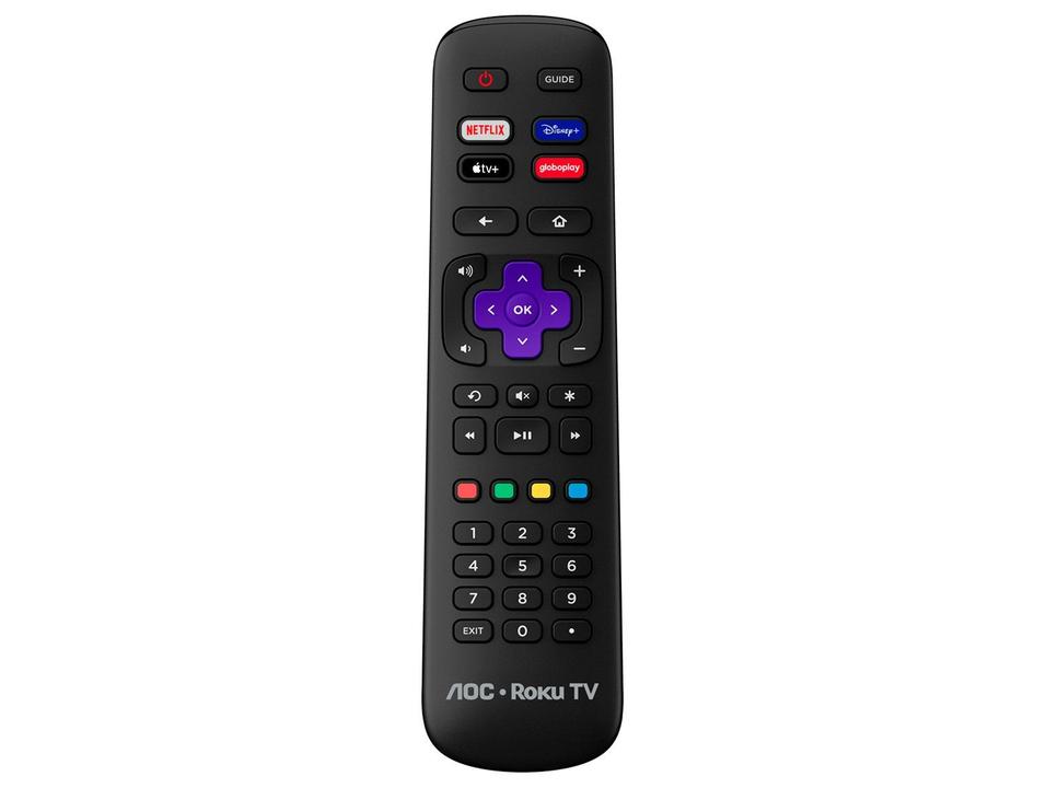 Smart TV 32" AOC HD DLED Série 5155 32S5155/78G Roku TV 2025 - 5