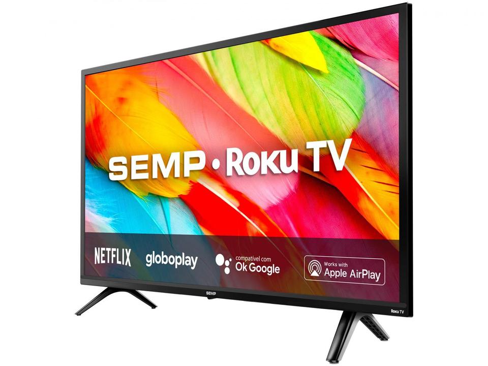 Smart TV 32” HD LED Semp R6500 Wi-Fi - 3 HDMI 1 USB - 3