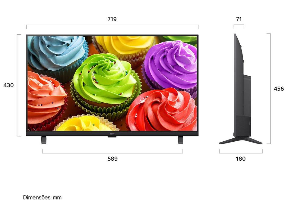 Smart TV 32" LG Full HD LCD 32LB650BPSA WebOS 26 2026 - 4