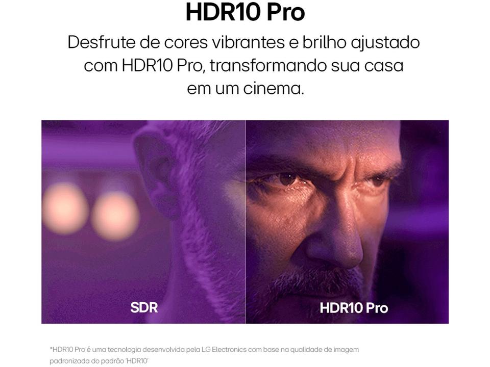 Smart TV 32" LG HD LCD 32LR600BPSA com Alexa 2 HDMI 1.4 USB - 5