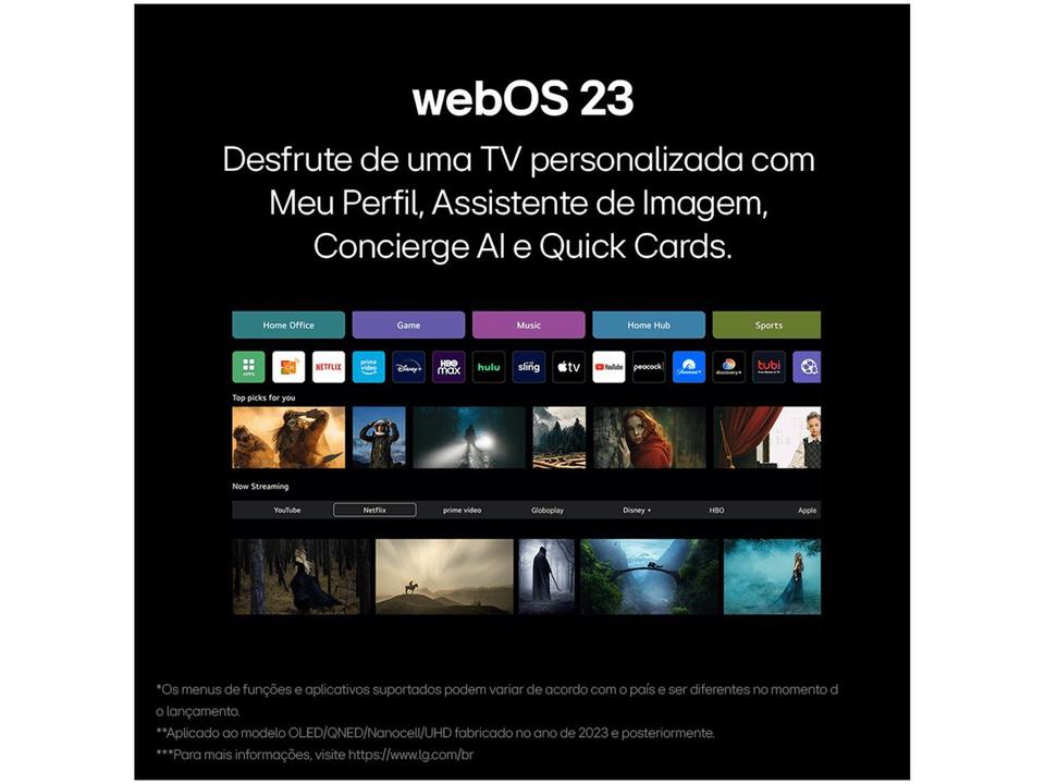 Smart TV 32" LG HD LCD 32LR600BPSA com Alexa 2 HDMI USB - 2