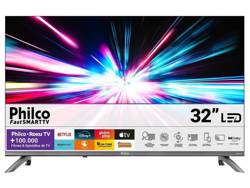 Smart TV 32" Philco HD DLED P32CRB Roku TV 99323127 2026 - 7