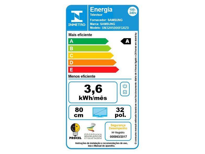 Smart TV 32" Samsung HD UN32H5000FGXZD Tizen 2025 - 10