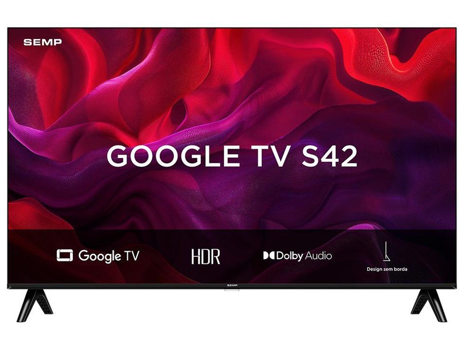 Smart TV 32" SEMP HD LED 32S42 Google TV 2 HDMI - 3