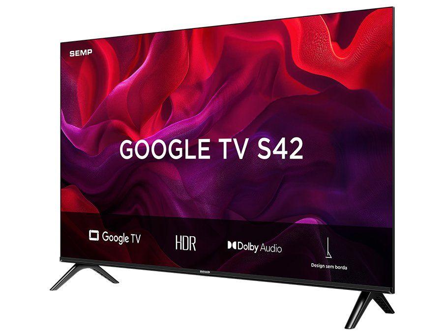 Smart TV 32" SEMP HD LED 32S42 Google TV 2 HDMI - 2