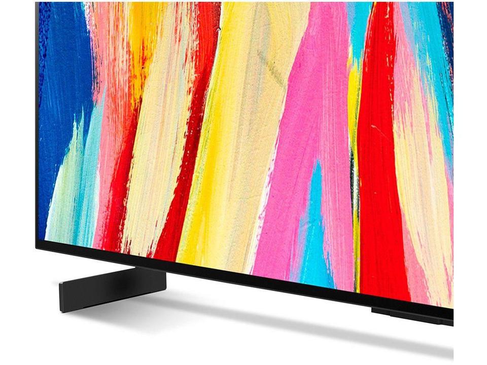 Smart TV 65” 4K OLED LG ThinQ OLED65C2PSA 120Hz - Wi-Fi Bluetooth Alexa Google Assistente 4 HDMI - 6