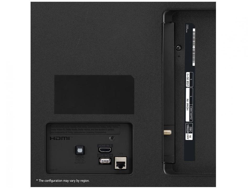 Smart TV 43" 4K LG Ultra HD 43UT8000 com Processador a5 Ger7 AI, Alexa/Chromecast integrado, Otimizador de Jogos, webOS 24 - 7