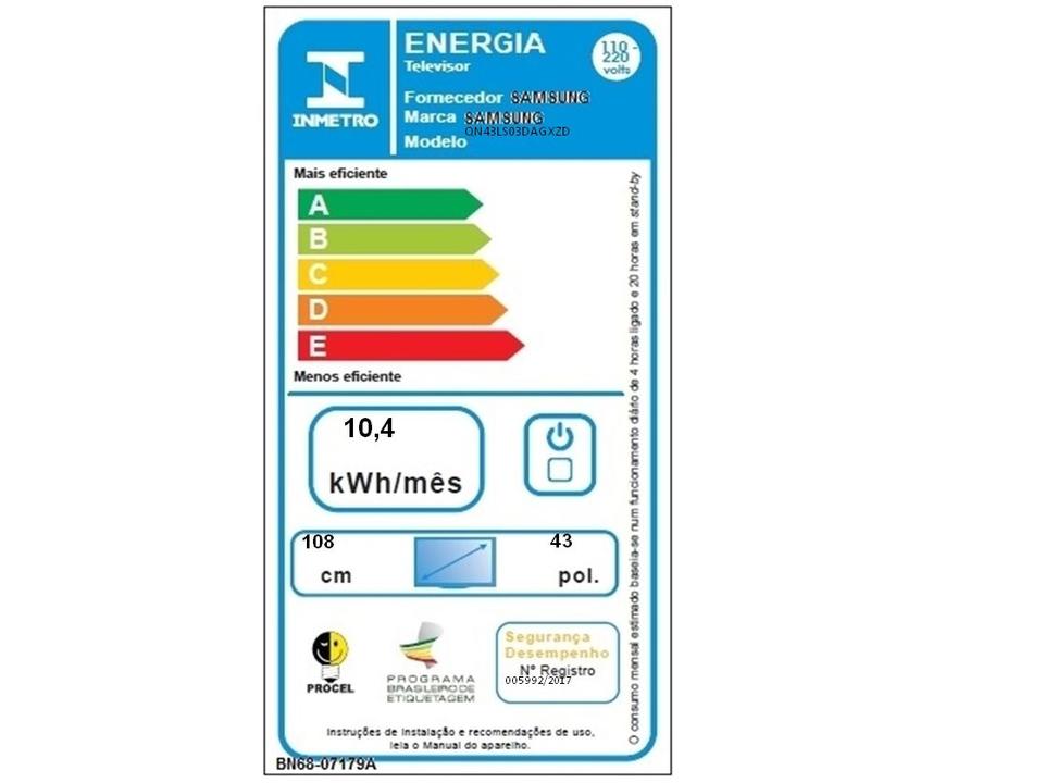 Smart TV 43” 4K UHD QLED Samsung The Frame VA - 11