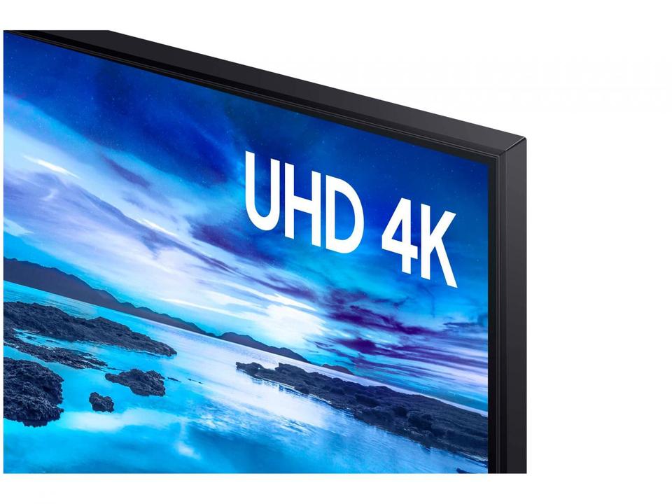 Smart TV 55” Crystal 4K Samsung 55AU7700 - Wi-Fi Bluetooth HDR Alexa Built in 3 HDMI 1 USB - 7