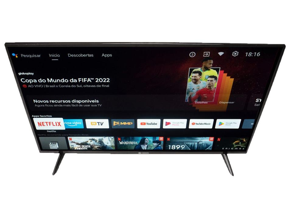 Smart TV 43” Full HD DLED Rig Vizzion BR43D1SA - 7