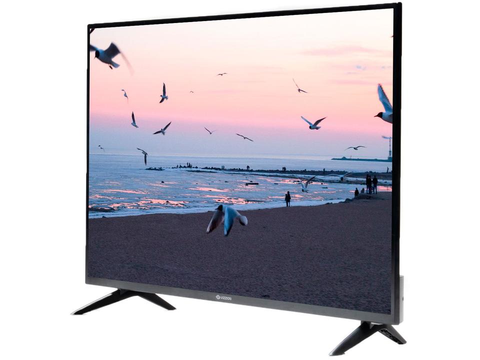 Smart TV 43” Full HD DLED Rig Vizzion BR43D1SA - IPS 2 HDMI 2 USB - 12