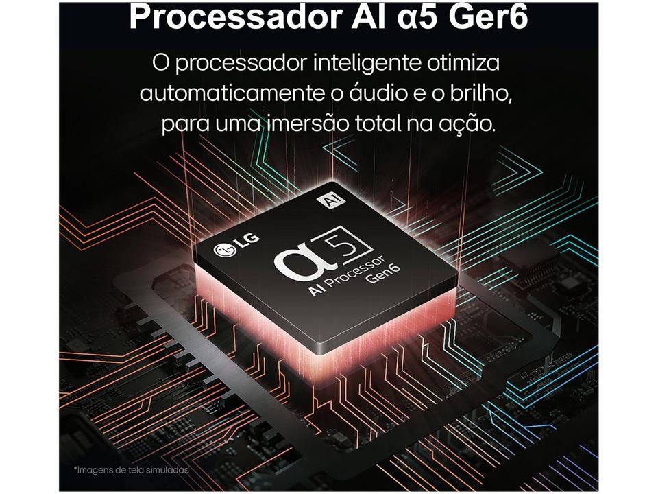 Smart TV 43" Full HD LCD LG 43LR6700PSA AI Processor Wi-Fi e Bluetooth 2 HDMI 1 USB - 4