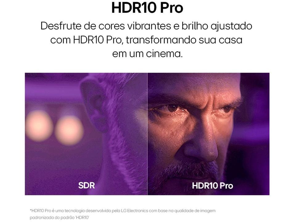 Smart TV 43" Full HD LCD LG 43LR6700PSA AI Processor Wi-Fi e Bluetooth 2 HDMI 1 USB - 3