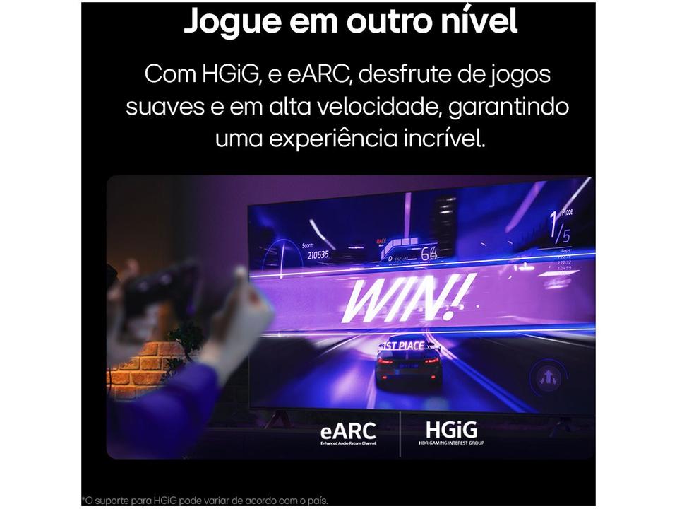 Smart TV 43" Full HD LCD LG 43LR6700PSA AI Processor Wi-Fi e Bluetooth 2 HDMI 1 USB - 6