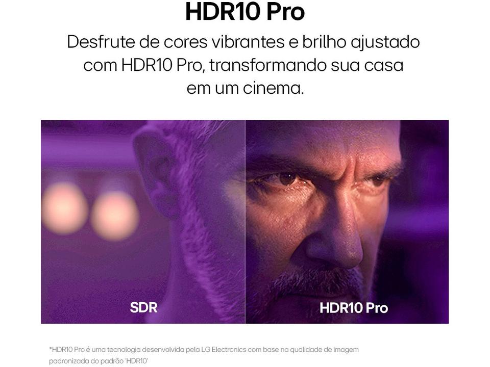 Smart TV 43" Full HD LCD LG 43LR6700PSA AI Processor Wi-Fi e Bluetooth 2 HDMI 1 USB - 3