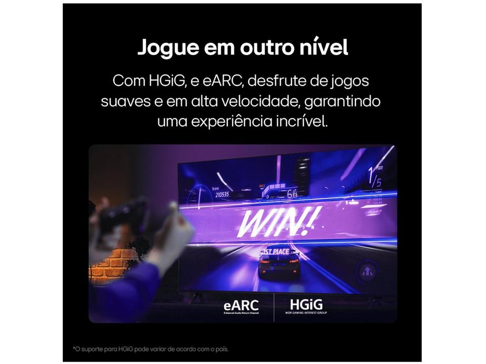 Smart TV 43" Full HD LCD LG 43LR6700PSA AI Processor Wi-Fi e Bluetooth 2 HDMI 1 USB - 6