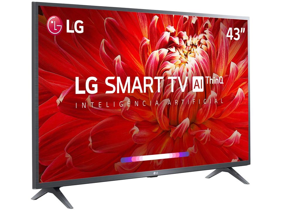 Smart TV 43” Full HD LED LG 43LM6370 60Hz - Wi-Fi Bluetooth HDR 3 HDMI 2 USB - 5
