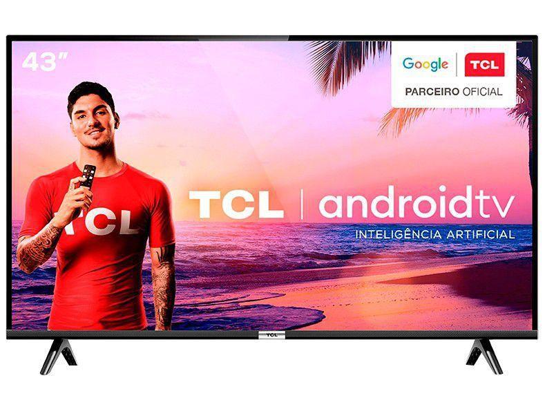 Smart TV 43” Full HD LED TCL 43S6500 - Android Wi-Fi 2 HDMI 1 USB - 5