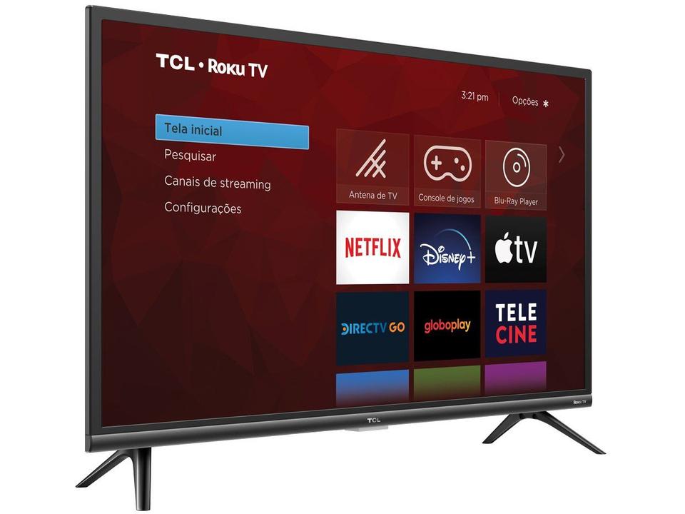 Smart TV 43” Full HD LED TCL Roku TV 43RS520 Wi-Fi Alexa Google e Siri 3 HDMI 1 US - 6