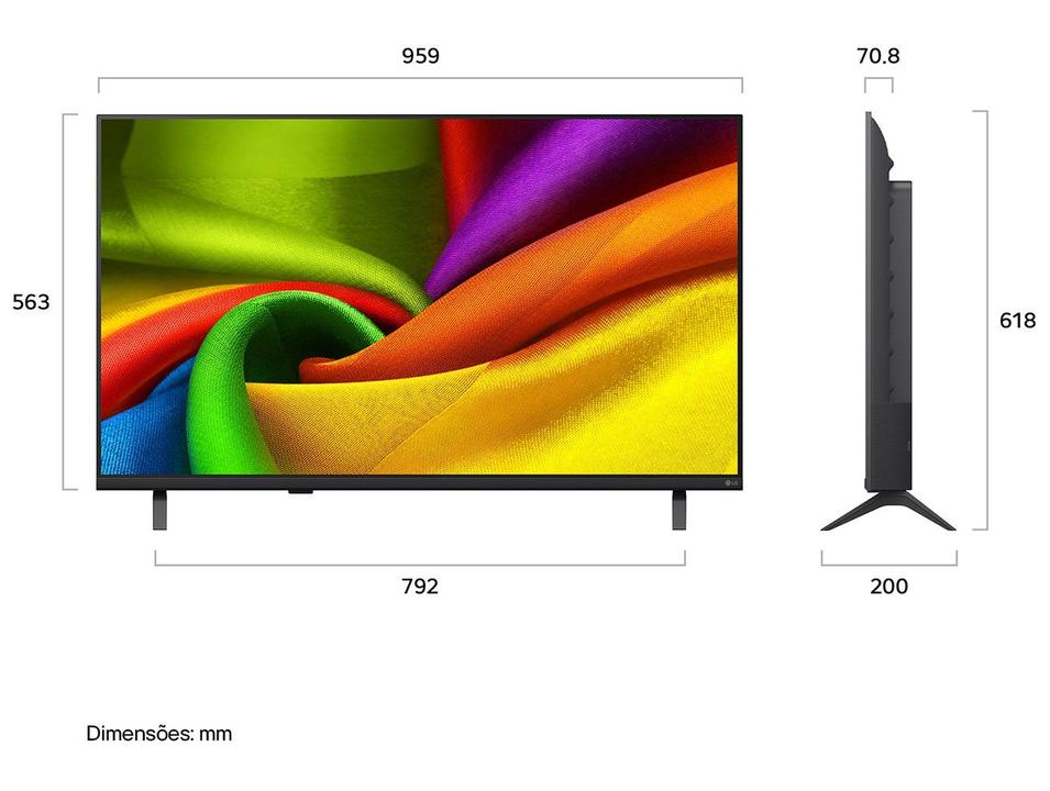 Smart TV 43" LG 4K Ultra HD Nano LED 43NU850BPSA WebOS 26 2026 - 4