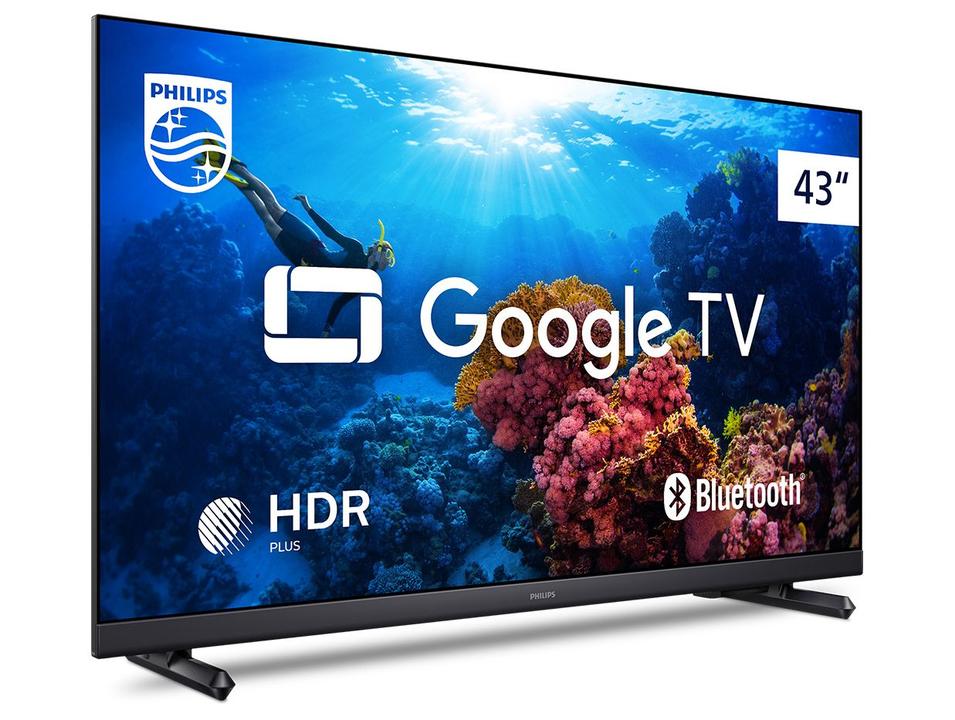 Smart TV 43" Philips Full HD DLED 43PFG6918/78 60Hz Google TV Quad Core Google Assistente 3 HDM - 5