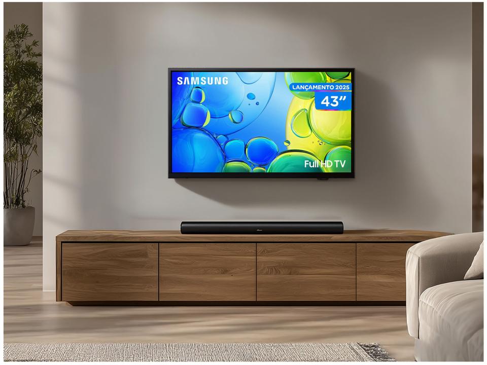 Smart TV 43" Samsung Full HD 43F6000F Tizen Hyper Real 2 HDMI - 9