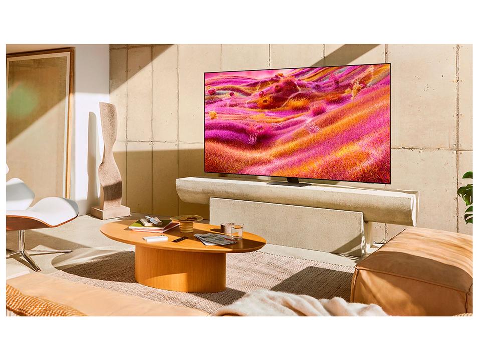 Smart TV 43" Samsung Ultra 4K Neo QLED Ultra QN90F QN43QN90FAGXZD 165Hz Tizen NQ4 AI Gen3 Bixby Alexa 4 HDMI - 7