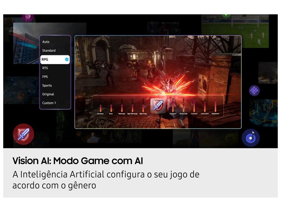 Smart TV 43" Samsung Ultra 4K Neo QLED Ultra QN90F QN43QN90FAGXZD 165Hz Tizen NQ4 AI Gen3 Bixby Alexa 4 HDMI - 5