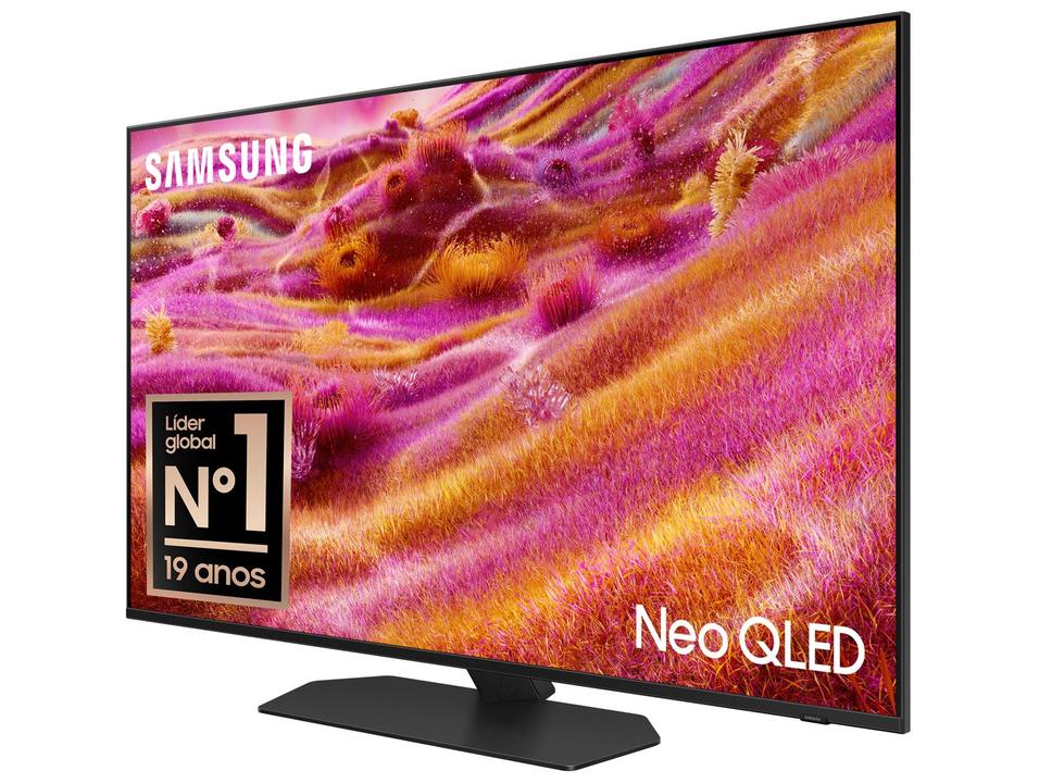 Smart TV 43" Samsung Ultra 4K Neo QLED Ultra QN90F QN43QN90FAGXZD 165Hz Tizen NQ4 AI Gen3 Bixby Alexa 4 HDMI - 8