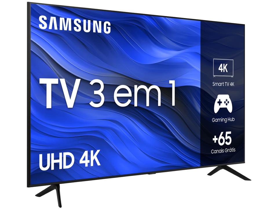 Smart TV 55” UHD 4K LED Samsung 55CU7700 - Wi-Fi Bluetooth Alexa 3 HDMI - 6