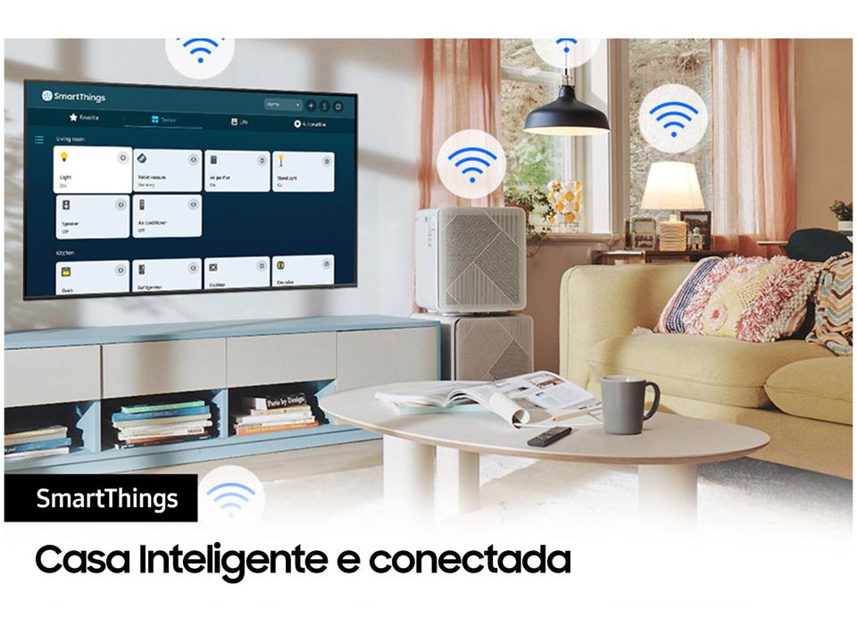 Smart TV 43” UHD 4K LED Samsung 43CU7700 - 13