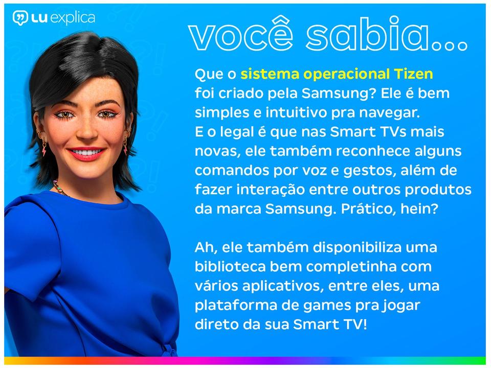 Smart TV 43” UHD 4K LED Samsung 43CU7700 - 2