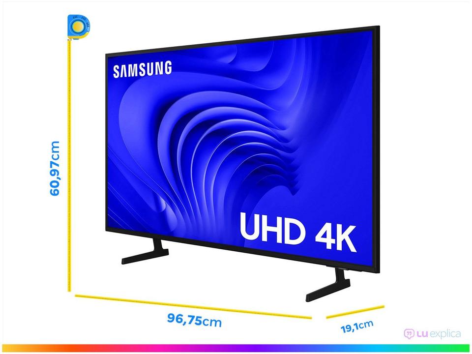 Smart TV 43” UHD 4K LED Samsung 43DU7700 - 5